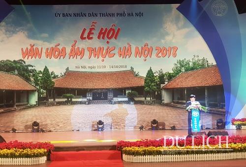 Ông Ngô Văn Quý - Phó Chủ tịch UBND Thành phố Hà Nội phát biểu khai mạc chương trình